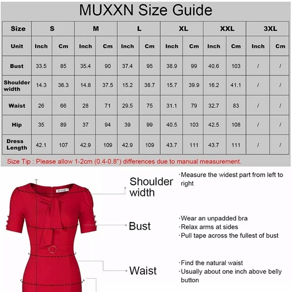 Muxxn retro mermaid dress - Picture 7 of 7